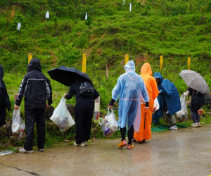 雨中净山，守护妙高：云南Xi游纪户外俱乐部公益行动点亮山野