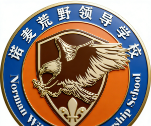 NWLS诺麦荒野领导学校徽章设计说明