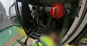 救援快讯：2026正月初五，深圳东部海域发生高坠事故，直升机14分钟极速救援