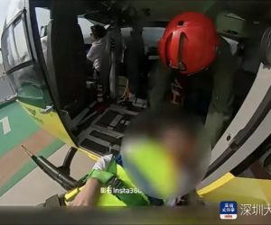 救援快讯：2026正月初五，深圳东部海域发生高坠事故，直升机14分钟极速救援